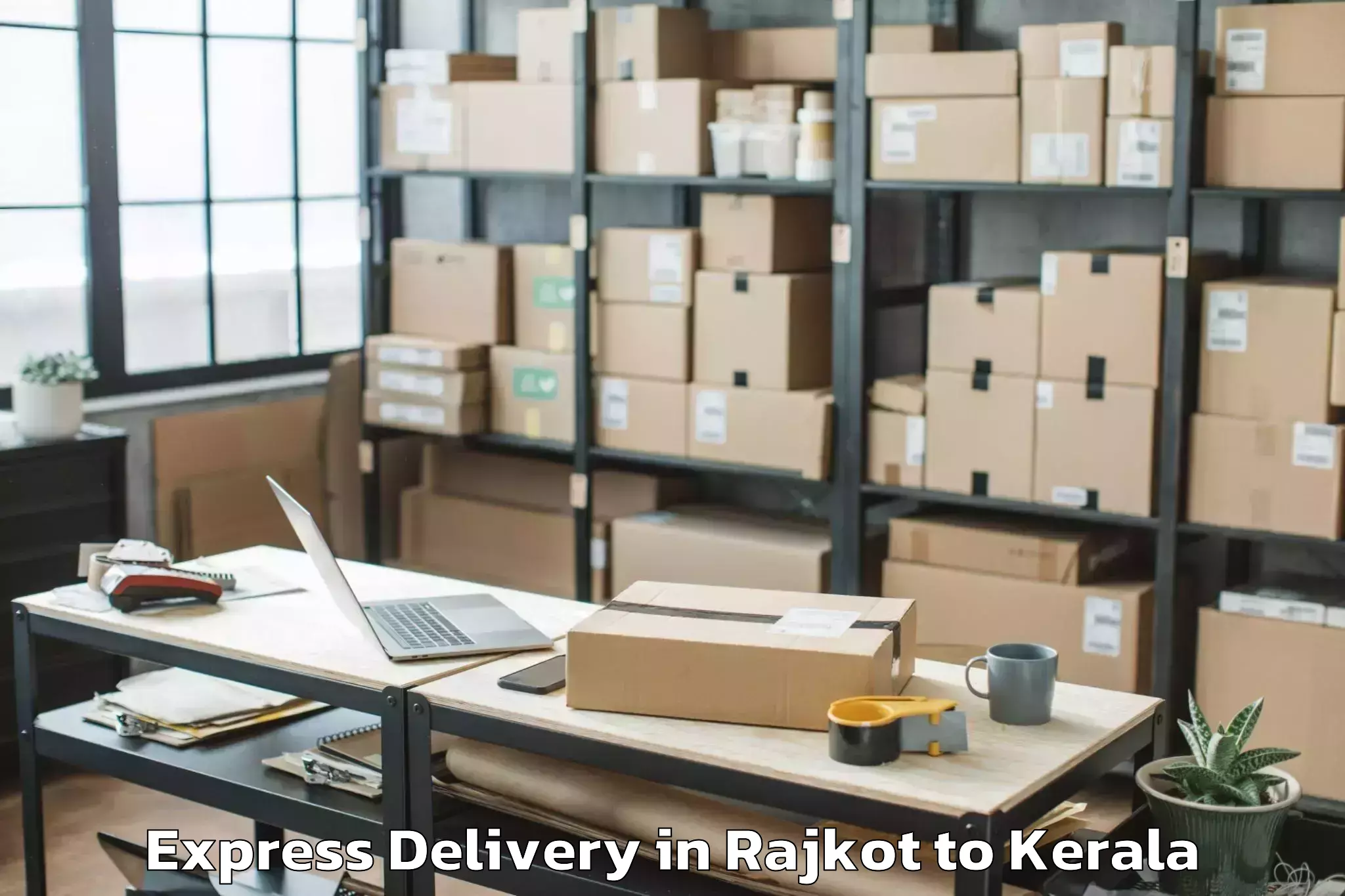 Expert Rajkot to Thekkumbhagam Express Delivery